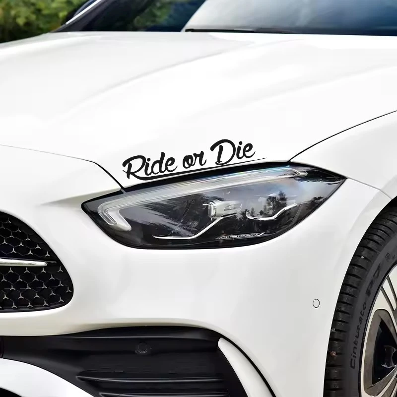 자동차 바디 스티커 Ride Or Die
