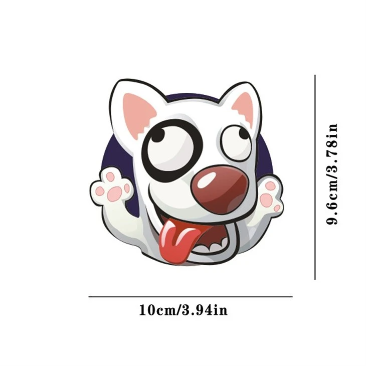 Car Reflector Sticker Dog Cat Pattern