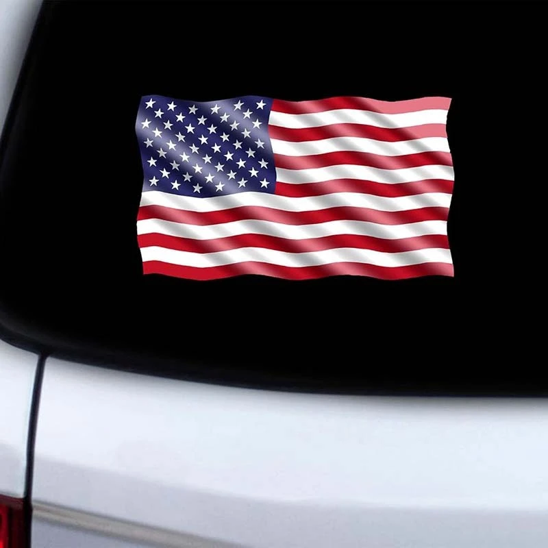 American Flag Sticker