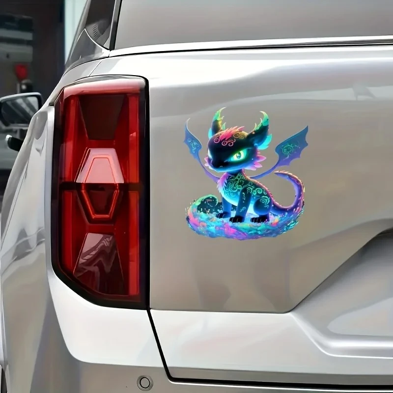 Colorful Dragon Motorcycle Stickers