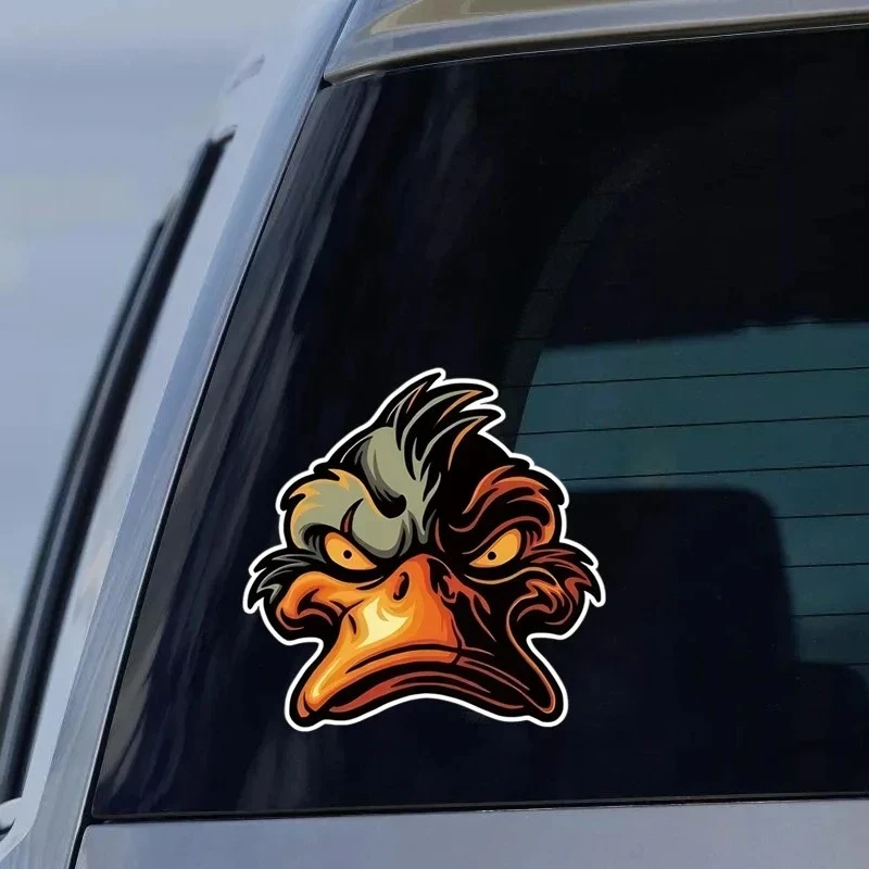 Bad Duck Angry Face Evil Vinyl Stickers For Cars best