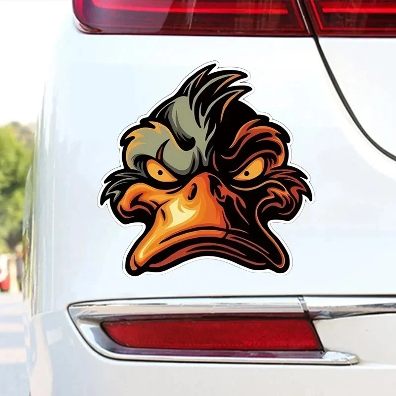 Bad Duck Angry Face Evil Vinyl Stickers For Cars suppliers