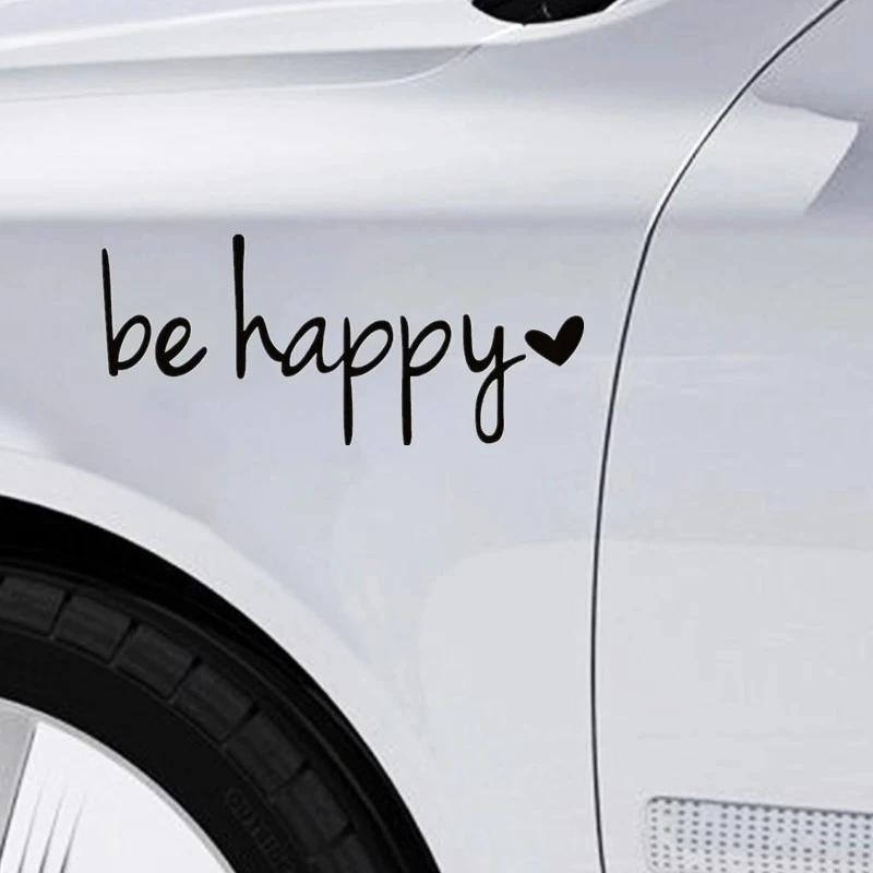 Be Happy Sticker Decal Notebook Car Laptop best