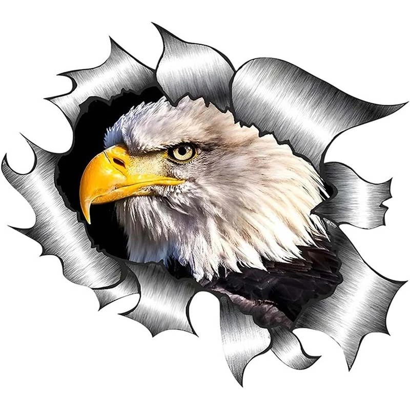 USA Bald Eagle Car Sticker