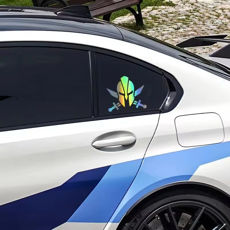 Spartan Helmet Car Sticker