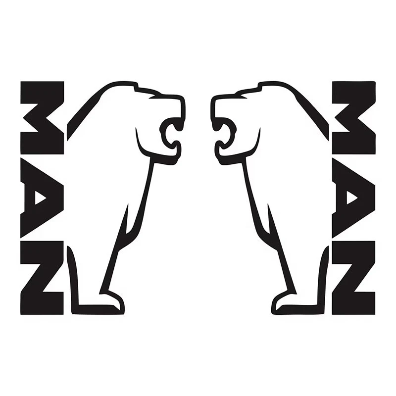 Lion Styling Sticker For MAN Truck