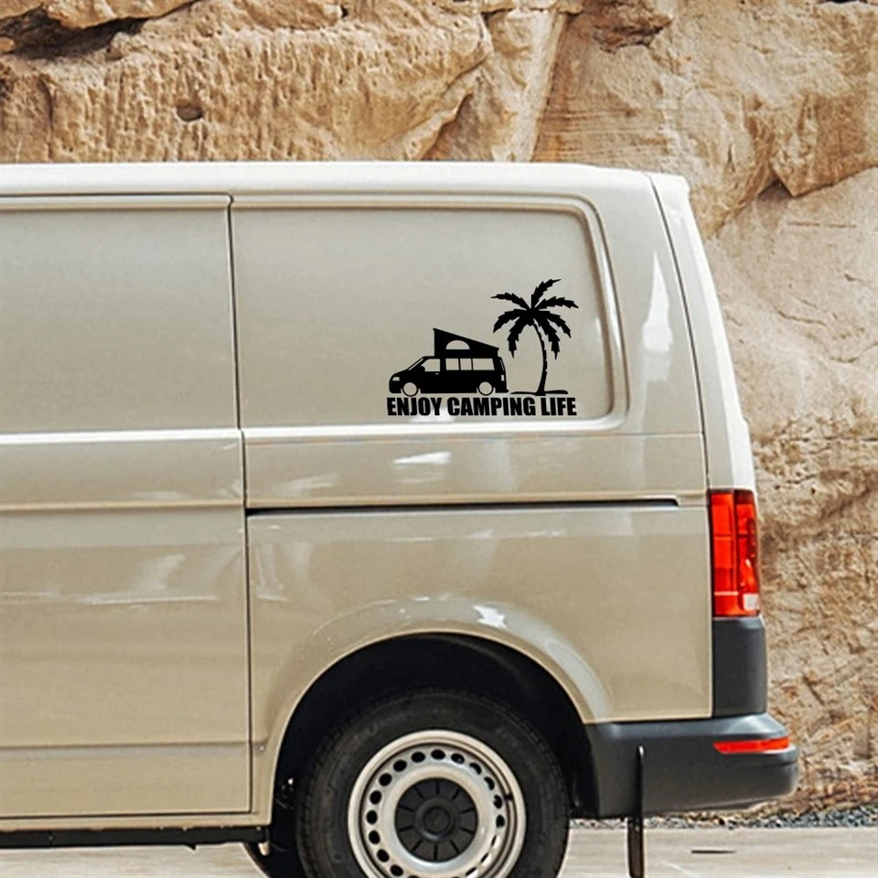 Camping Life Palm Tree Car Sticker suppliers