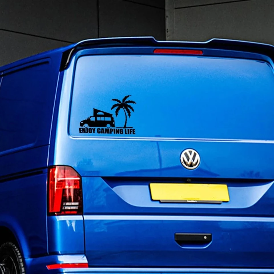 Camping Life Palm Tree Car Sticker factory