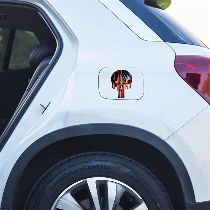 Car Bumper Body Badge Skull Sticker