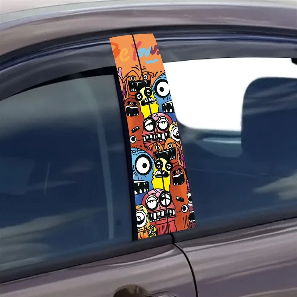 Car Vinyl Sticker B Pillar Decoration
