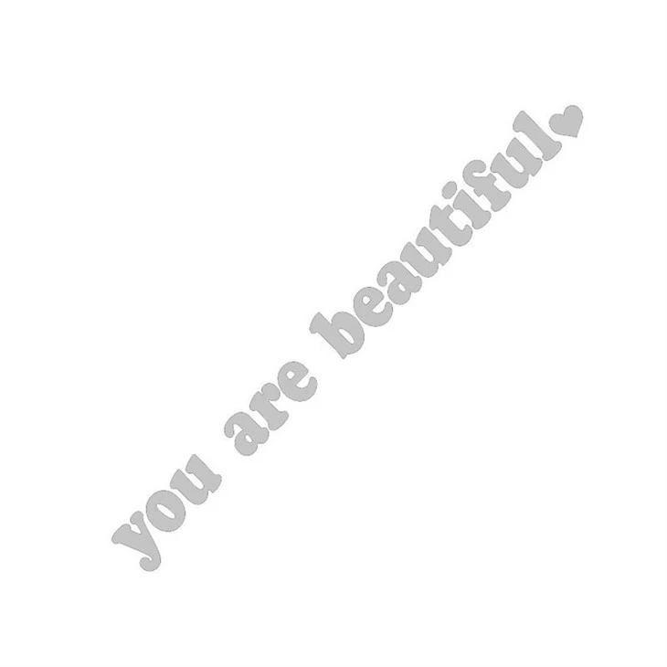 Car Stickers You Are So Beautiful
