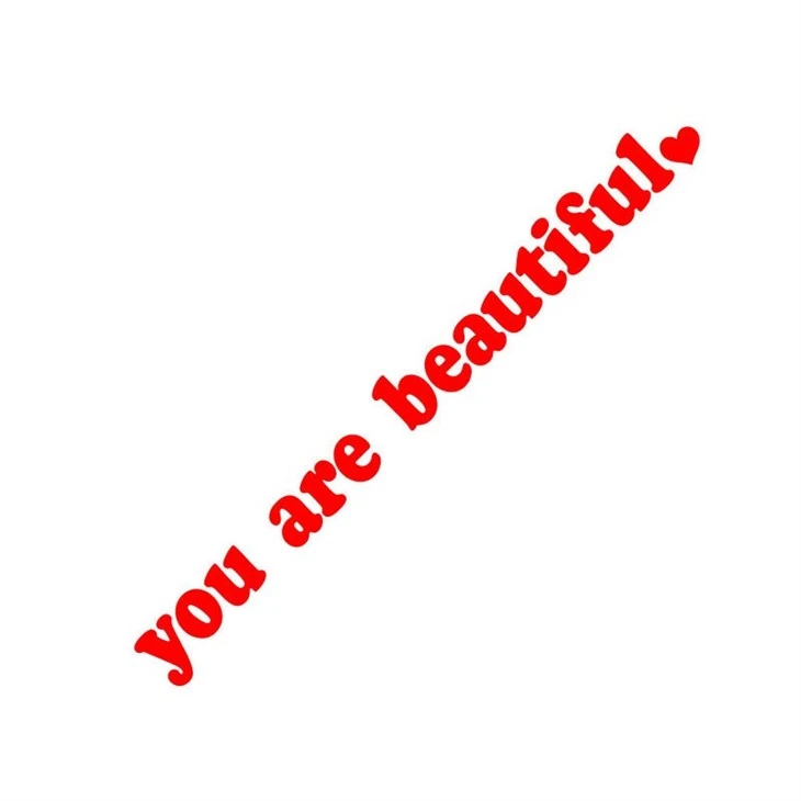 Car Stickers You Are So Beautiful