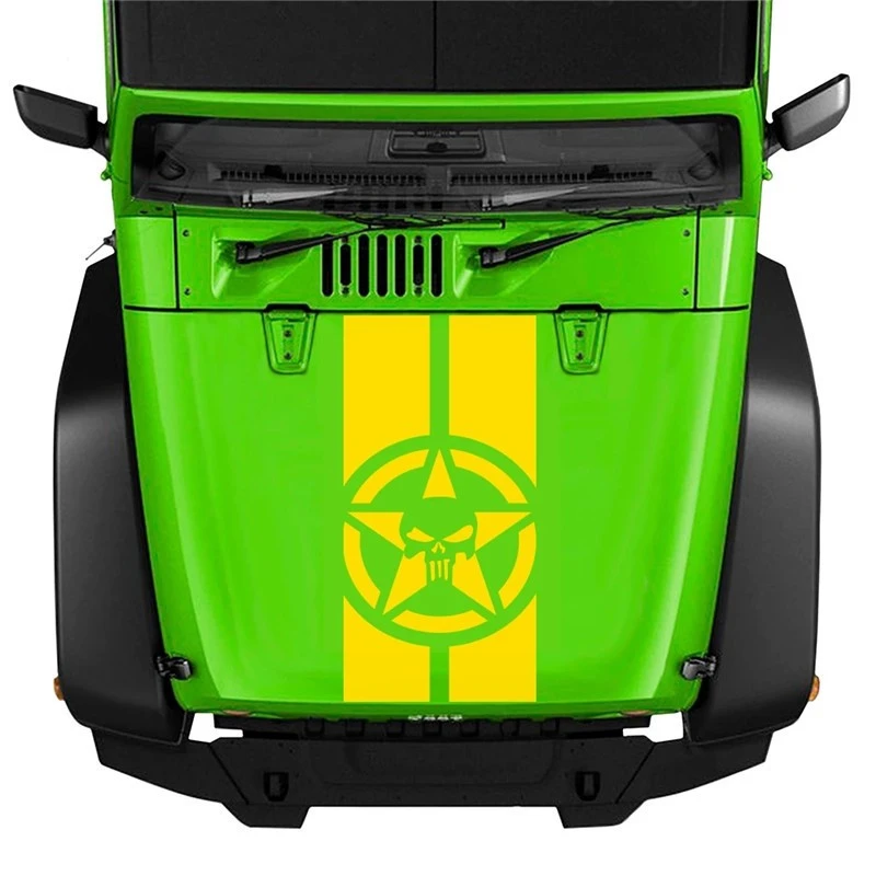 Engine Hood Stickers For JEEP 4X4 Vehicle
