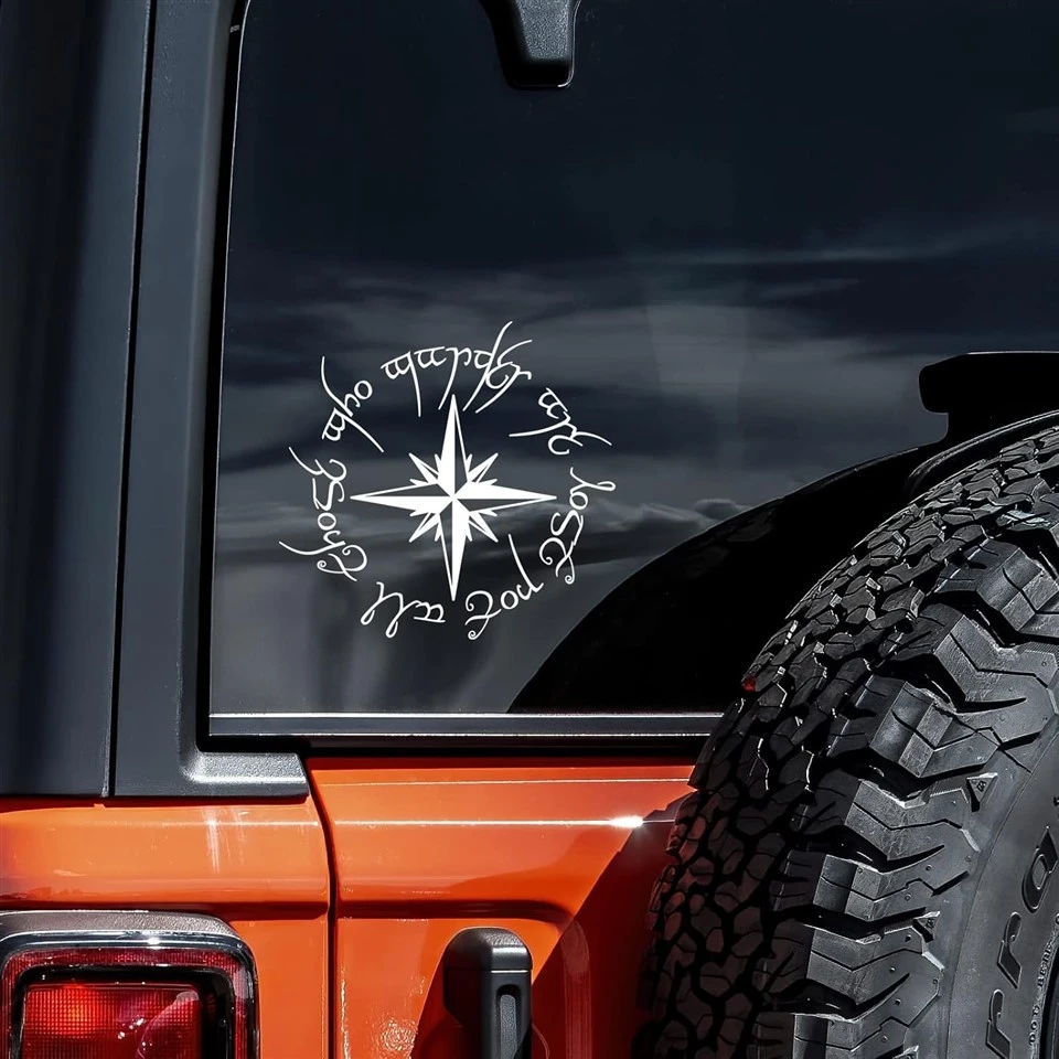 Car Window Decoration Die Cut Adhesive Sticker