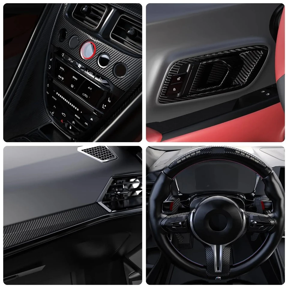 Carbon Fiber Car 3D Tape Sticker high quality