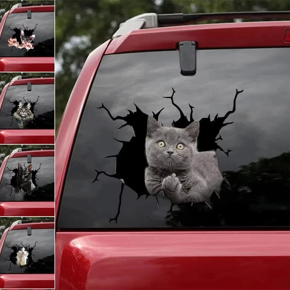 Cartoon 3D CHICKEN CAR STICKER For Car factory