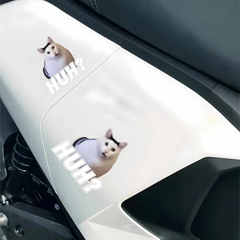 CHUH Cat Motorbike Sticker Funny Meme For Car best