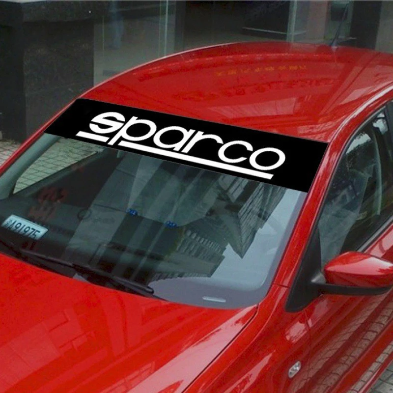 Sparco 전면 창 스티커 사용자 정의 크기