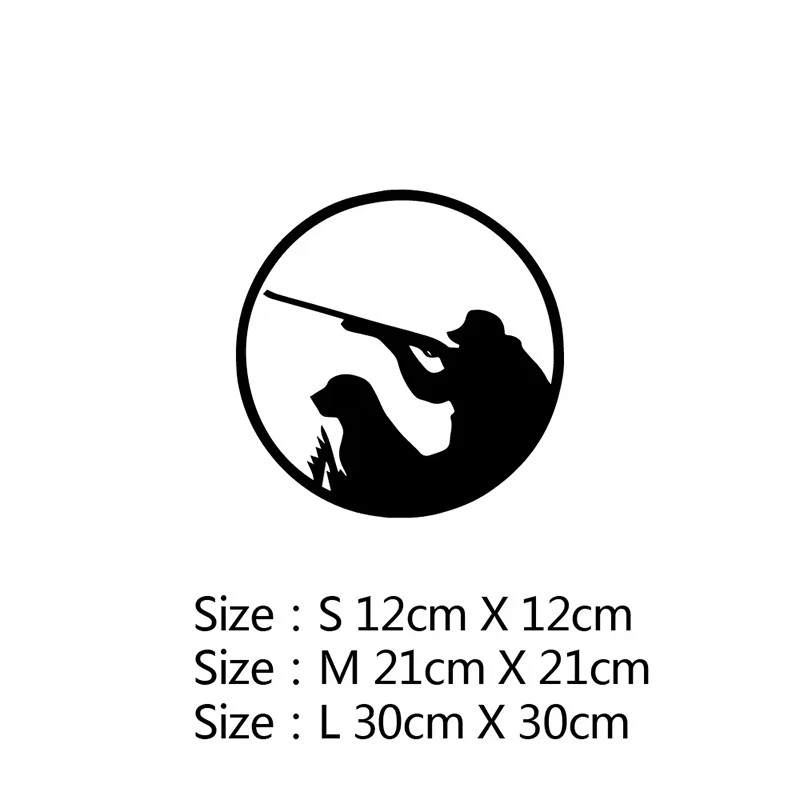 Hunter And Animal Car Sticker