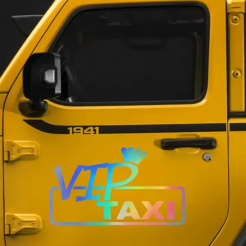 VIP 택시 데칼 스티커