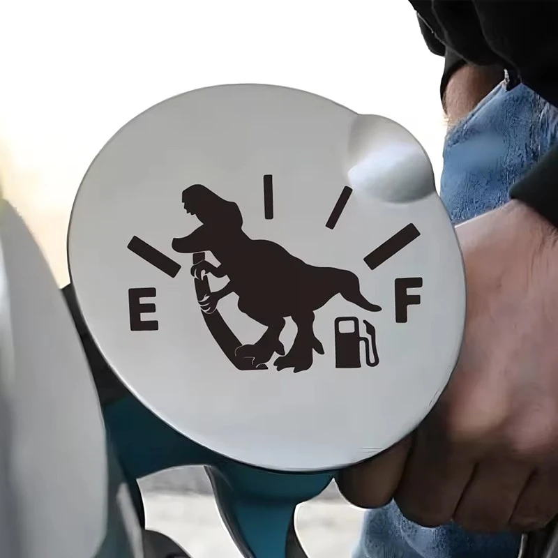 Dinosaur Petrol Fuel Cap Sticker