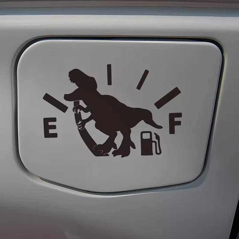 Dinosaur Petrol Fuel Cap Sticker