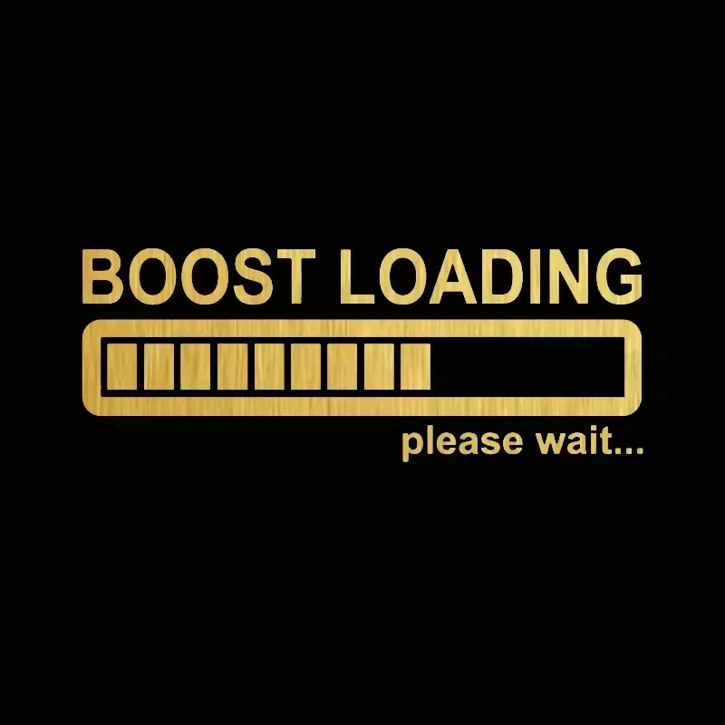 14cm*5cm Creative Boost Loading Sticker