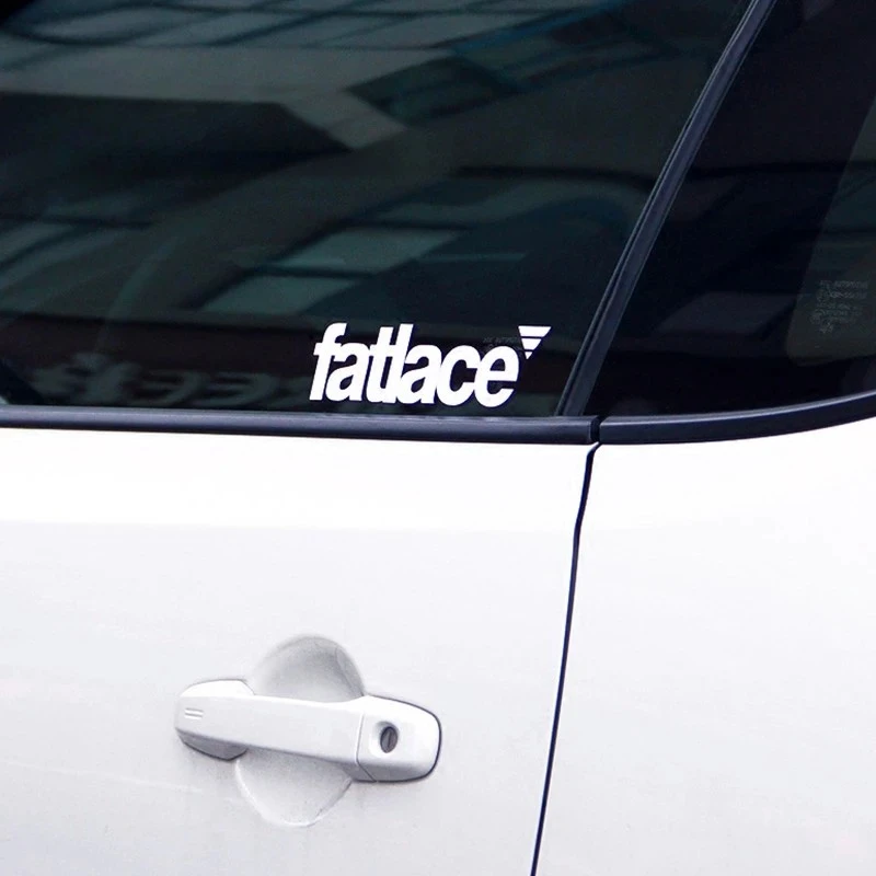 English Letter Fatlace Car Stickers For Auto Body factory