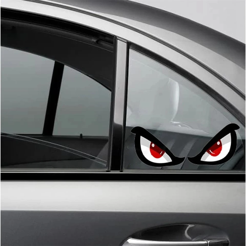 Red Eye Rear View Mirror Car Reflective Sticker high quality