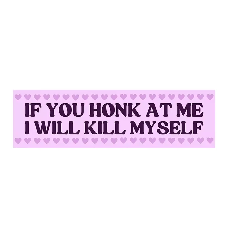 Funny Cartoon Word Car Stickers