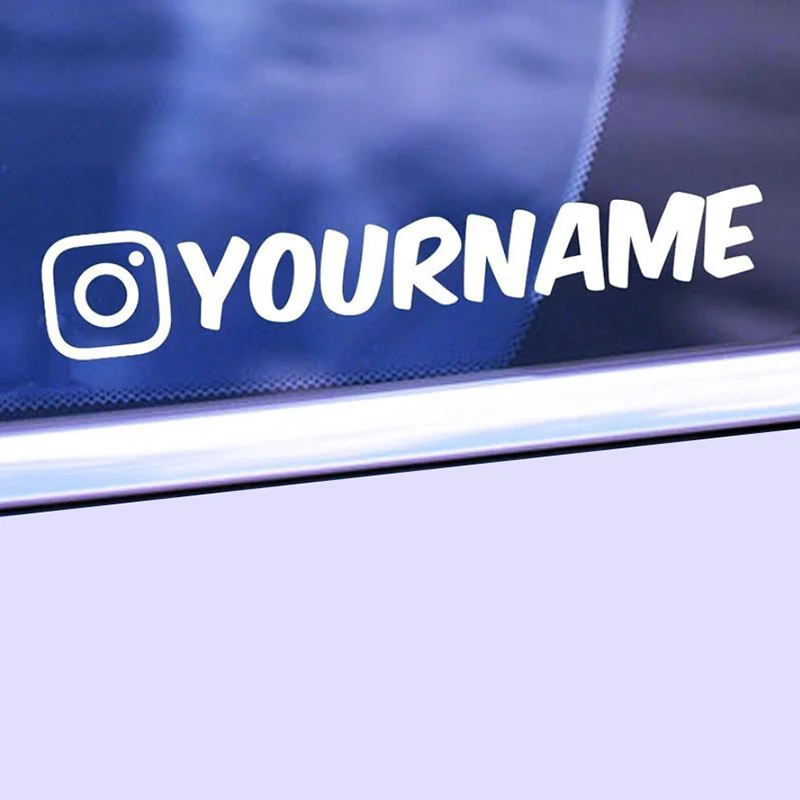 Custom Sticker With Your Social Media