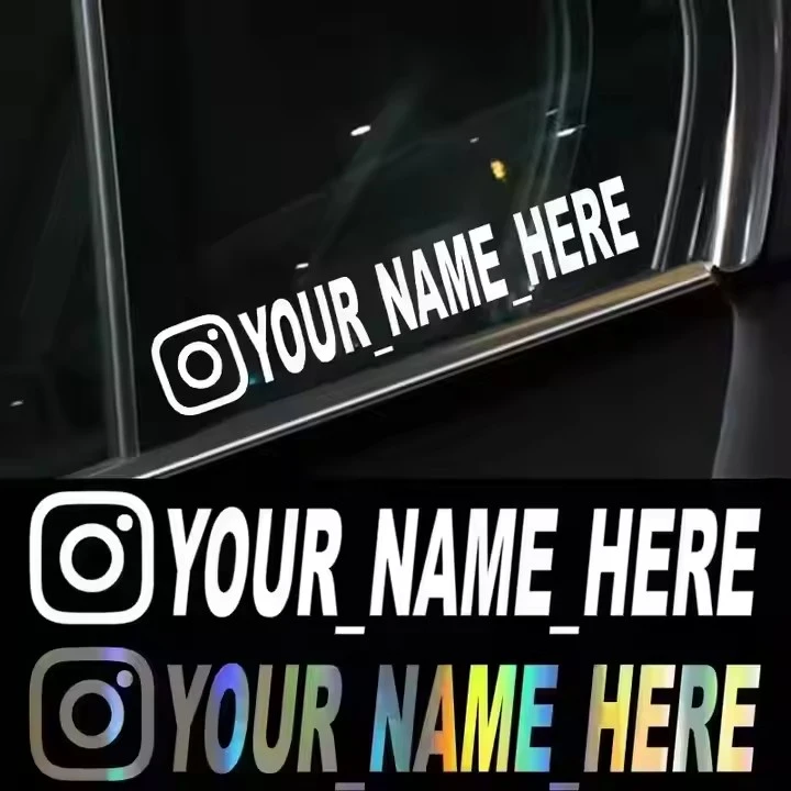 Facebook User Name Custom Needs Decals