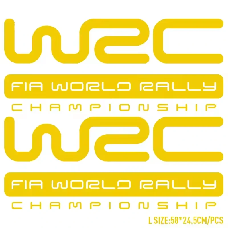 WRC Style Car Body Sticker