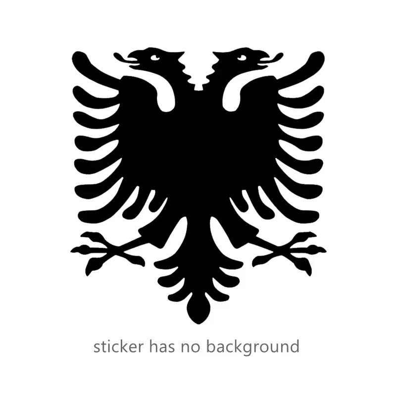 Eagle Design Vinyl Decal Of Albanian