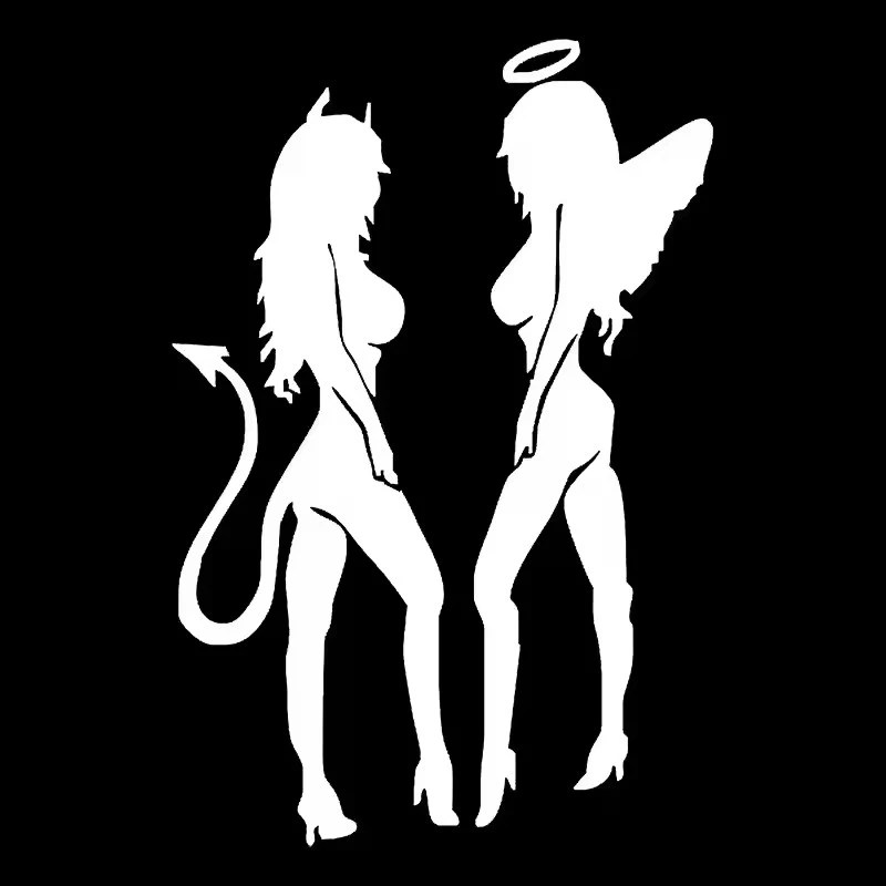 Sexiness Angels Demons Beauties Sticker