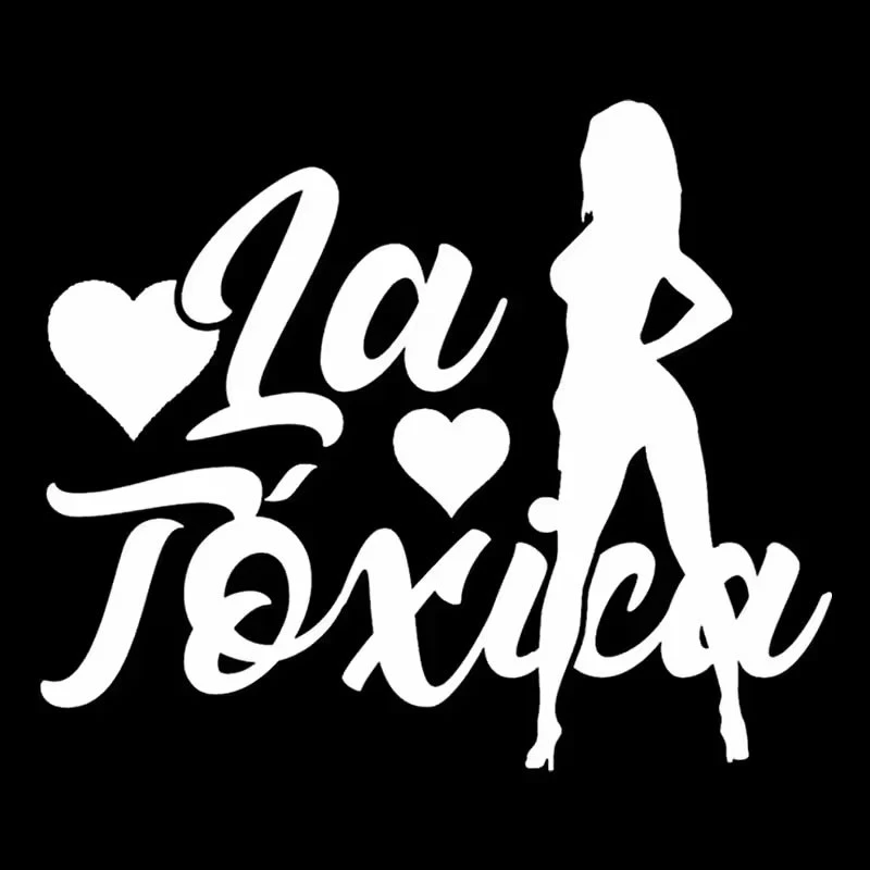 자동차 스티커 la toxa fish girl 자동차 스티커