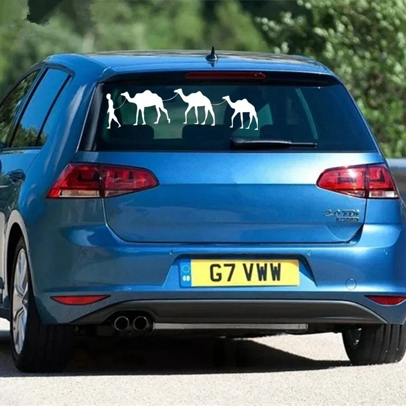Funny Camel Caravan Car Sticker high quality
