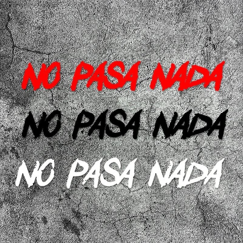 PASA NADA 오토바이 스티커 방수