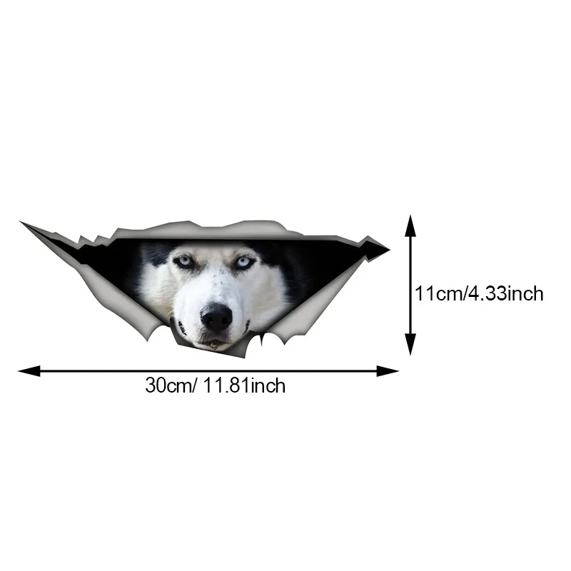 Head Dog Pet Animal Self-adhesive Decal suppliers