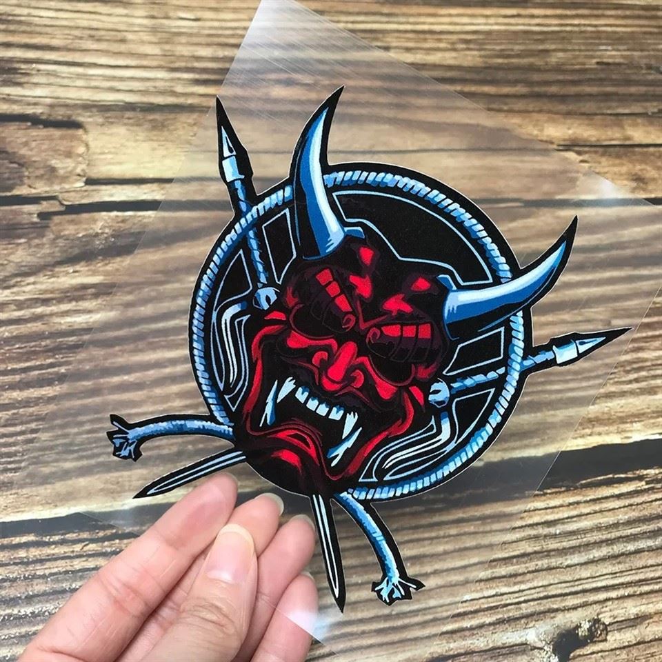 JDM Reflective Japanese Onimusi Stickers high quality