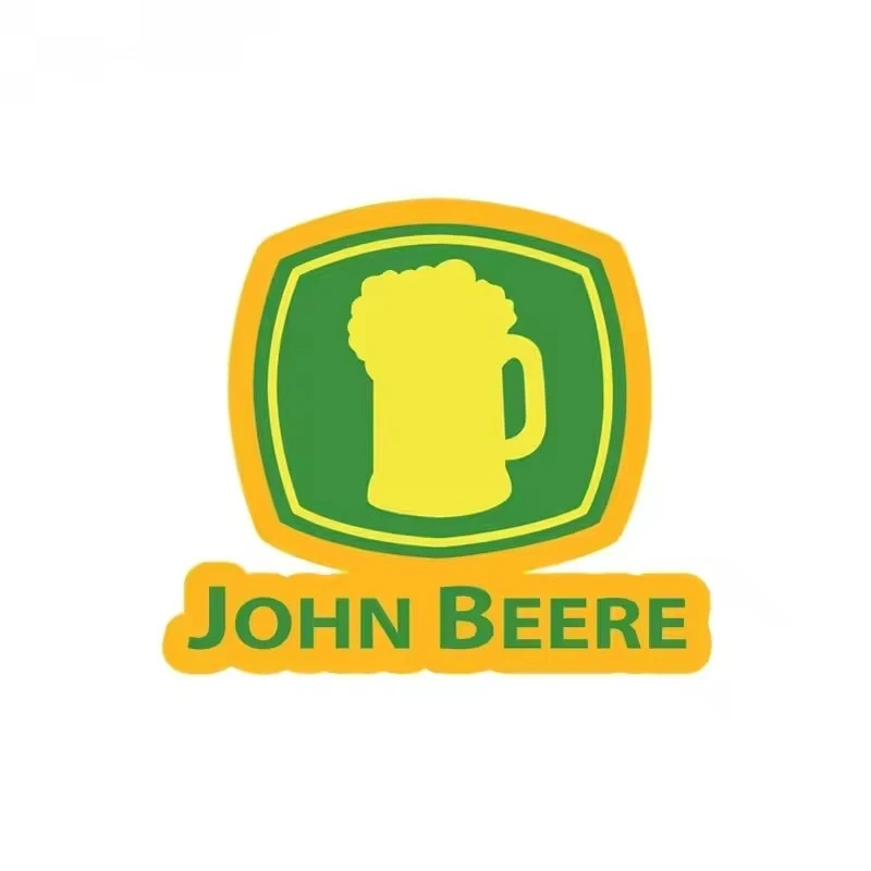 JOHN BEERE, Deer Drinking Beer Sticker