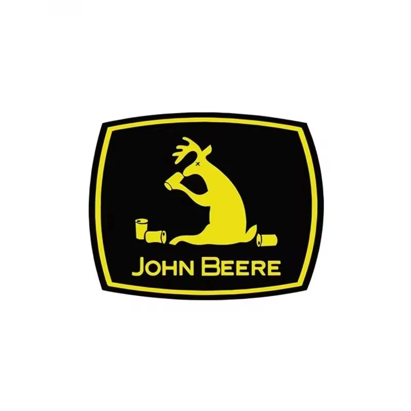 JOHN BEERE, Deer Drinking Beer Sticker