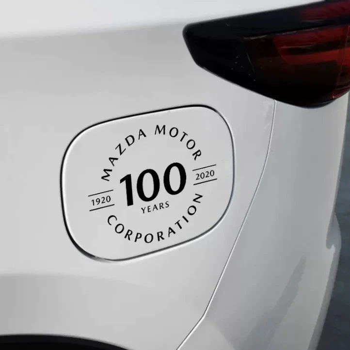 Mazda's 100th Anniversary Logo Stickers suppliers