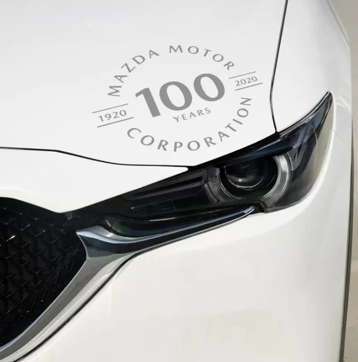 Mazda's 100th Anniversary Logo Stickers factory