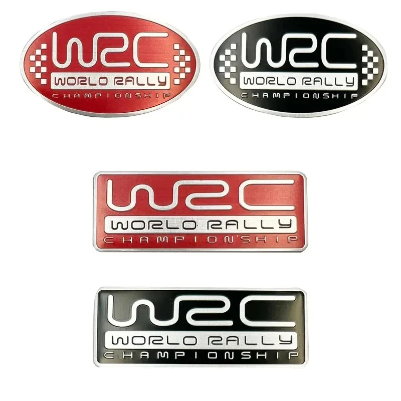 금속 WRC 엠블럼 배지 데칼
