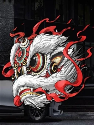만화 자동차 스티커가 매력을 잃으면?