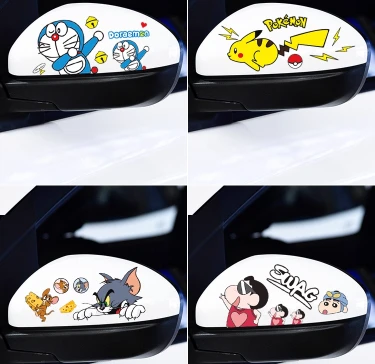 왜 젊은이들은 백미러에 ETIE 만화 스티커를 붙이는 것을 좋아합니까?