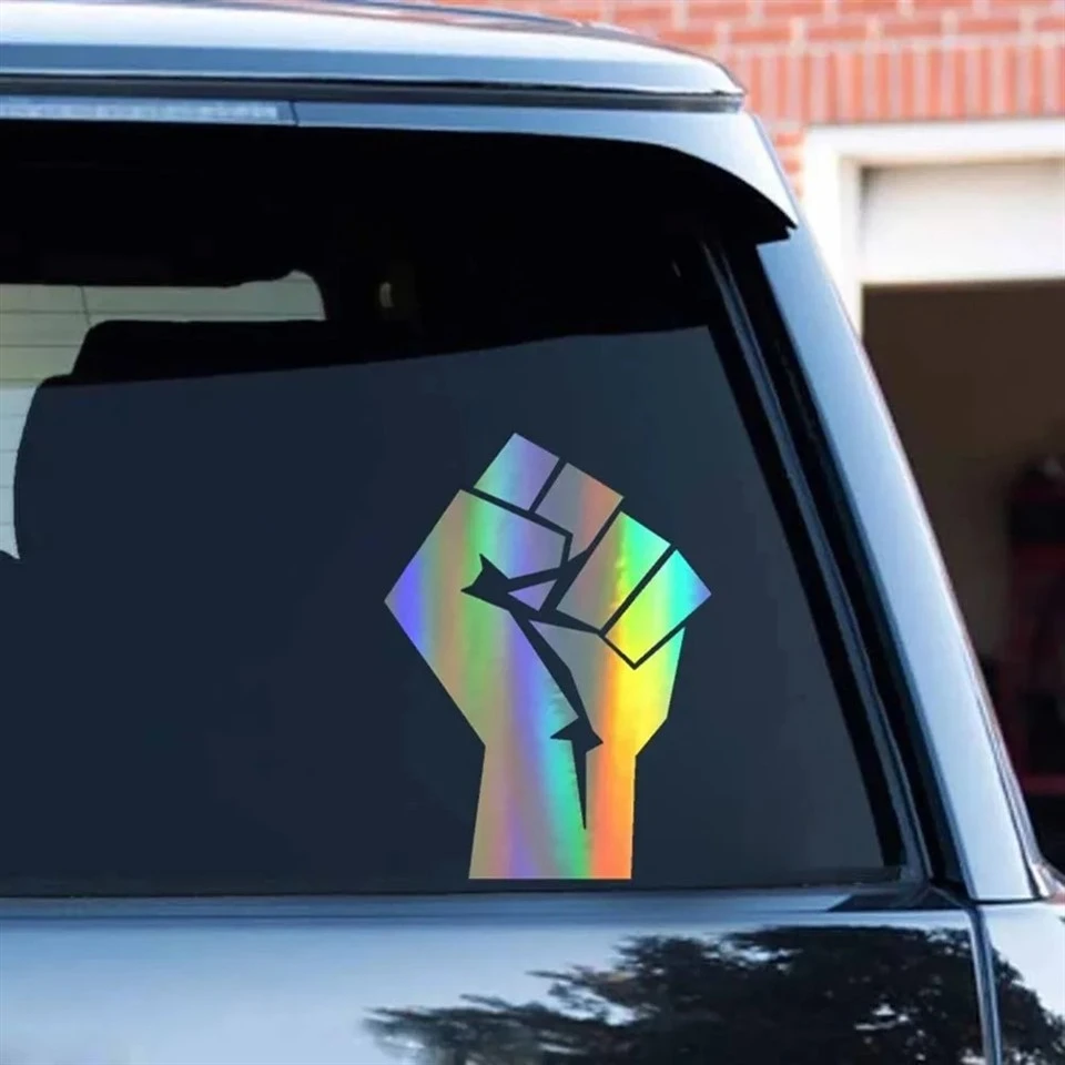 Power Fist Design Vinyl Car Sticker high quality
