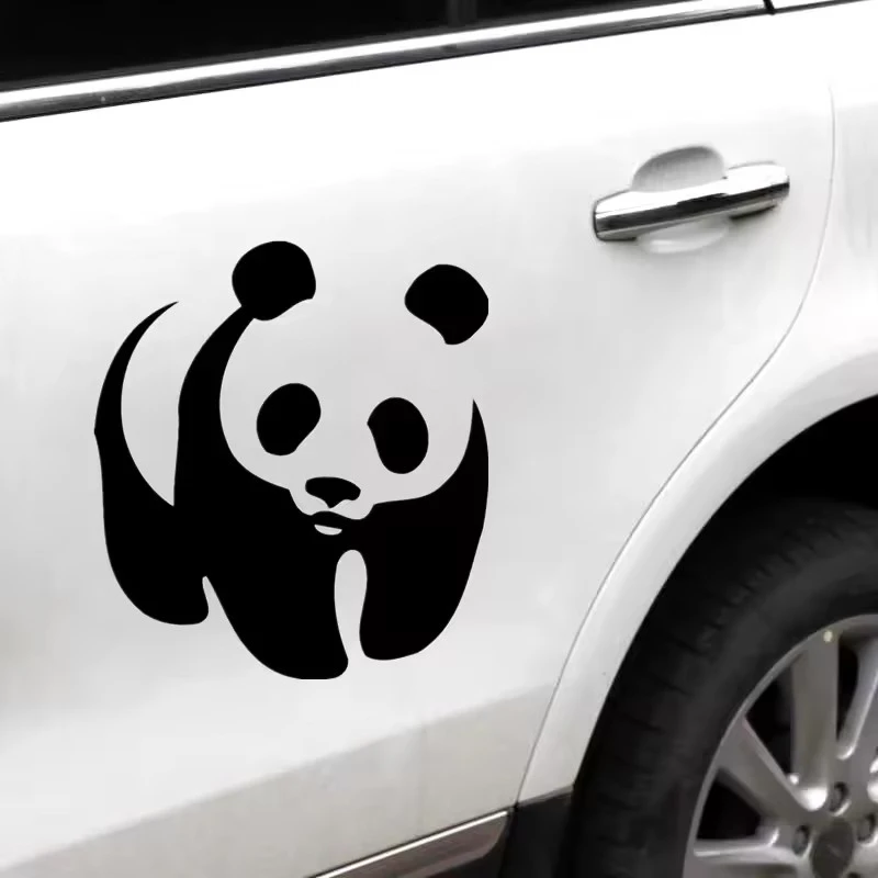 PVC Panda Decals Adhesive