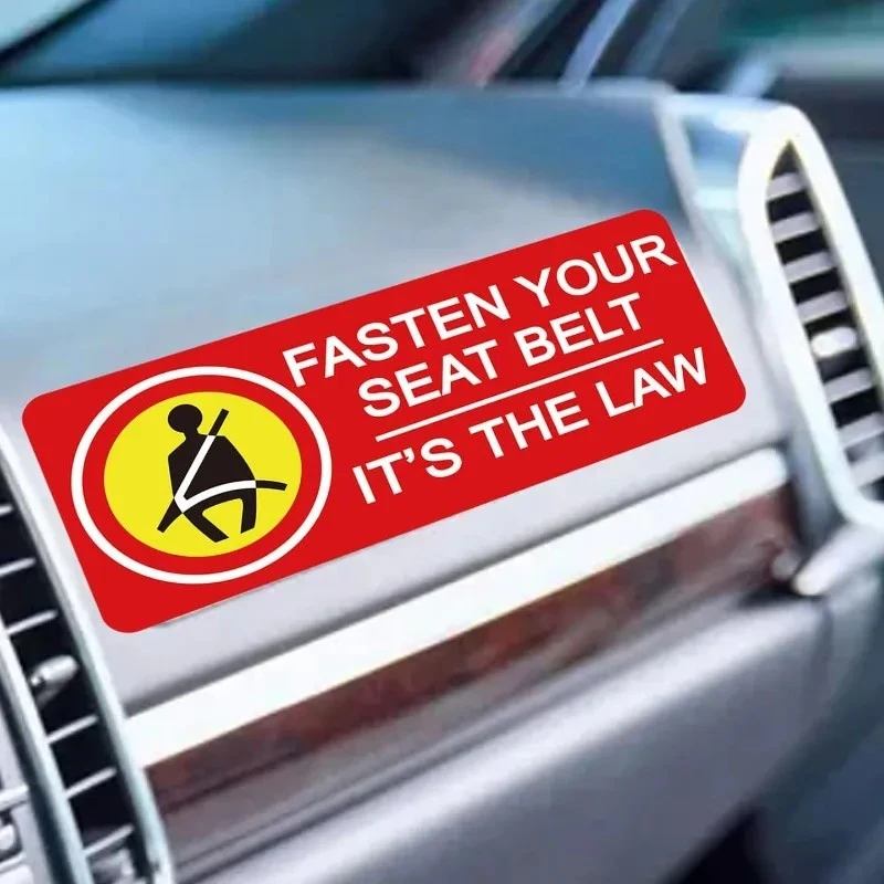 Fasten Your Seat Belt Sticker factory